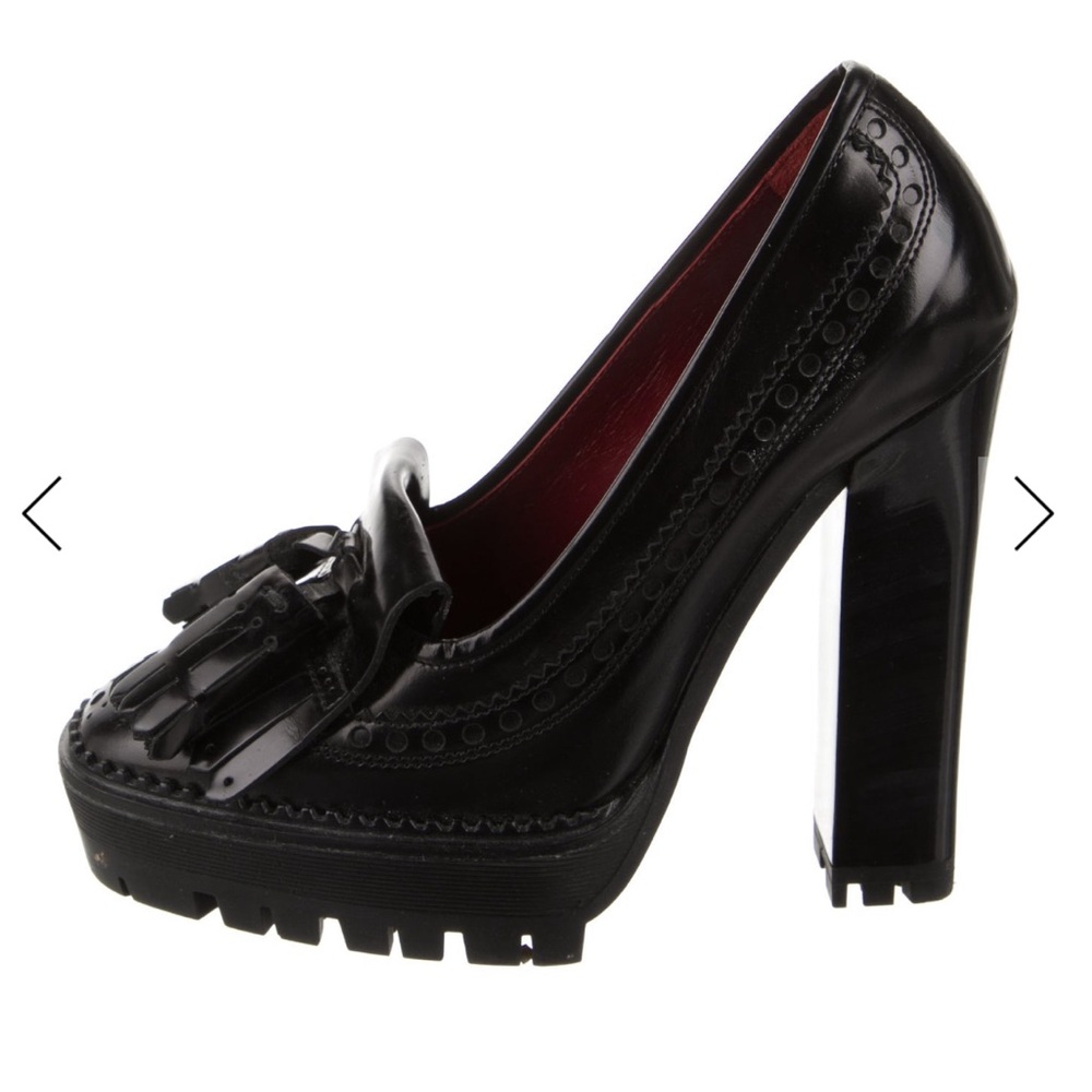 Burberry Prorsum Thomond 130 Tassels Platform Pumps.